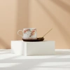Exquisite ceramic cups, elegant design, beautiful and practical tea sets, household items cups, coffee cups Application Scenario